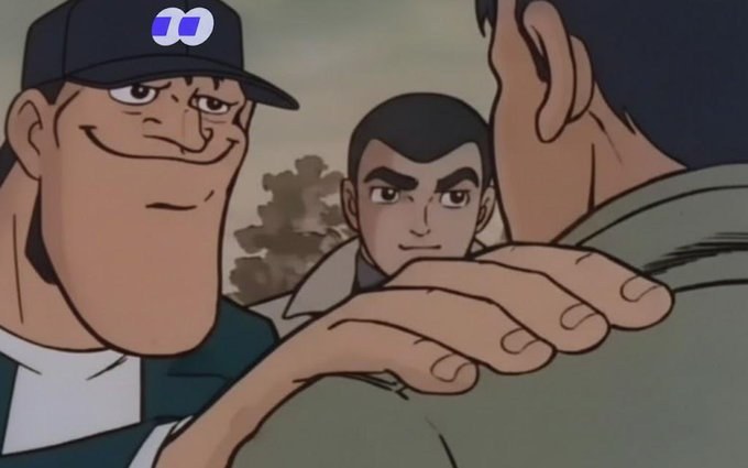 Anime henchman wearing the cap